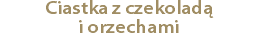 Ciastka z czekoladą i orzechami